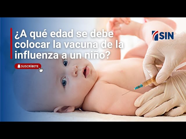 ⁣¿A qué edad se debe colocar la vacuna de la influenza a un niño?