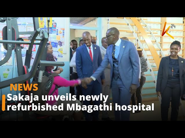 ⁣Governor Johnson Sakaja unveils the newly refurbished Mbagathi hospital