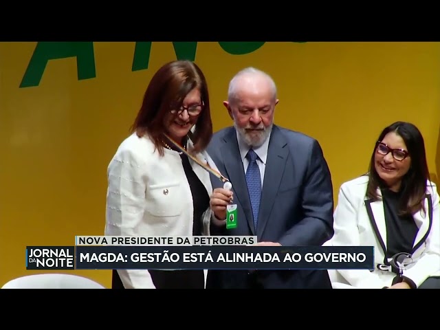 ⁣Nova presidente da Petrobras assume cargo