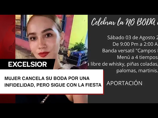 ⁣Con 11 años de relación, mujer descubre que le fueron infiel y cancela su boda, pero no la fiesta