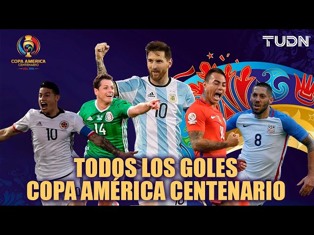 ¡COLECCIÓN IMPERDIBLE! ⚽️ Todos los goles de la COPA AMÉRICA CENTENARIO | TUDN