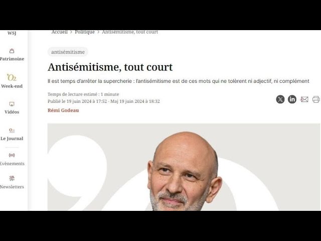 Antisémitisme en France: "Les imposteurs sont de sortie" • FRANCE 24