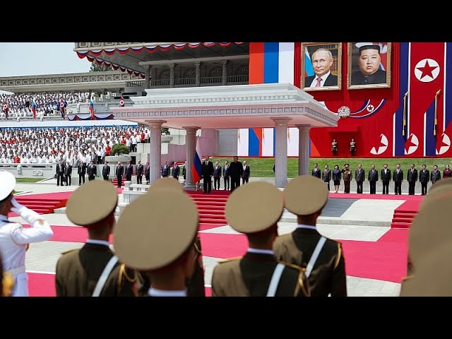 ⁣Putin in Nordkorea: Kim Jong Un verspricht Russland "vollste Unterstützung"