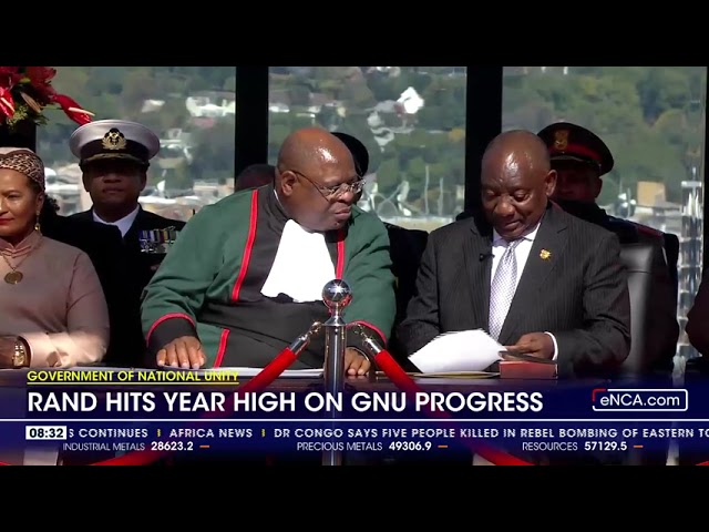 Govt of National Unity | Rand hits year high on GNU progress