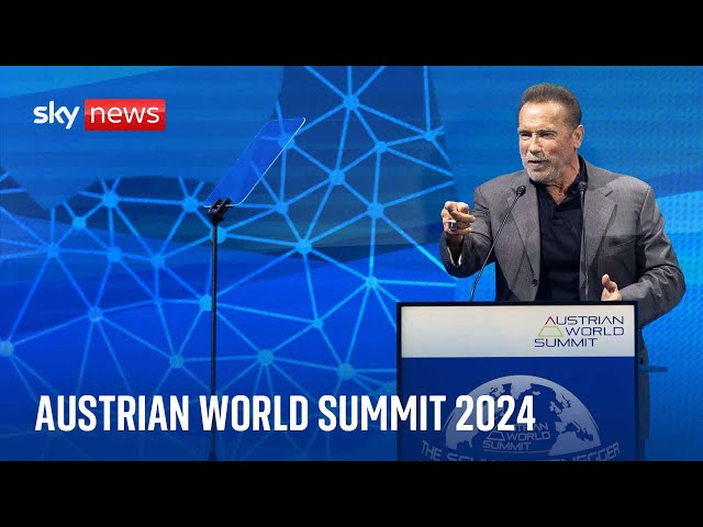 ⁣Watch live from Vienna: Austrian World Summit 2024 with speech from Arnold Schwarzenegger