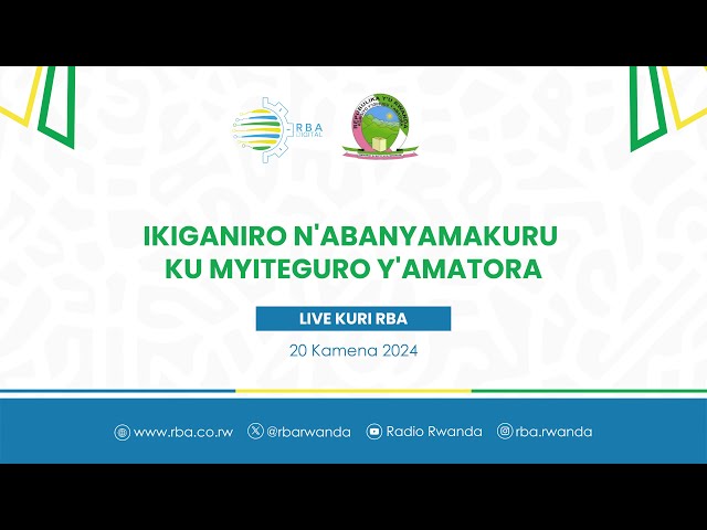 ⁣LIVE: IKIGANIRO N'ABANYAMAKURU KU MYITEGURO Y'AMATORA | Kigali, 20 Kamena 2024