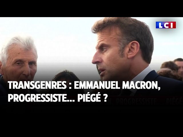 Transgenres  : Emmanuel Macron, progressiste... piégé ?