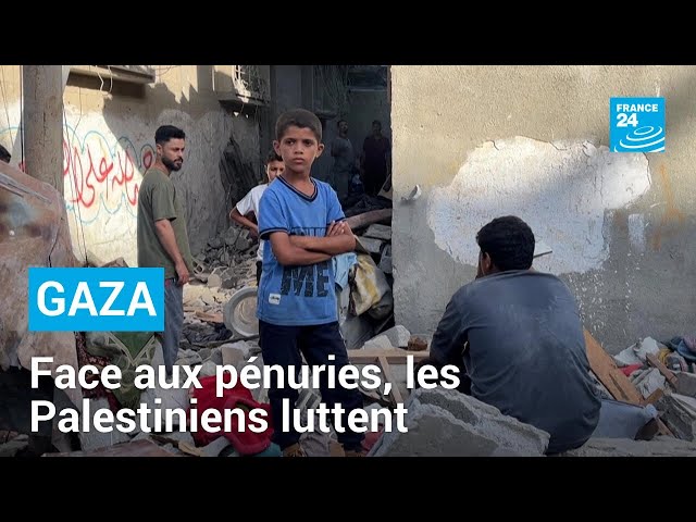 Gaza : face aux pénuries, la population lutte pour sa survie • FRANCE 24