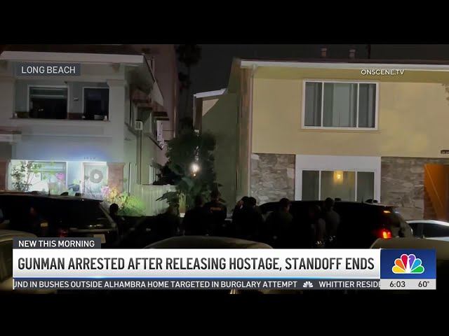 ⁣Gunman takes homeowner hostage in Long Beach