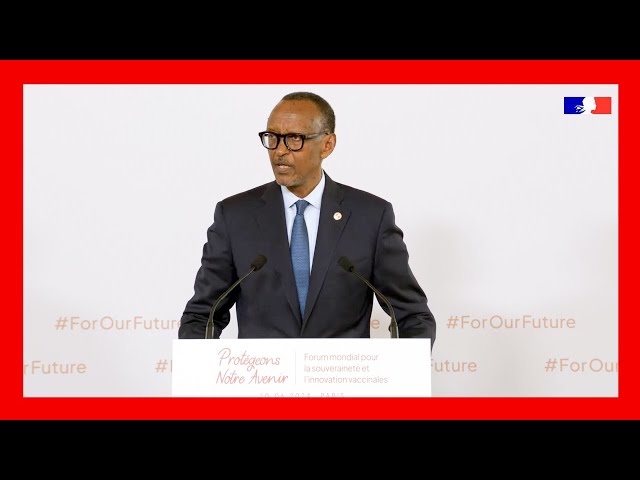 "As a continent, we have to take ownership of our future and our health"- President Kagame