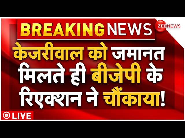 ⁣BJP Reaction On Arvind Kejriwal Granted Bail LIVE : केजरीवाल की जमानत पर बीजेपी का बड़ा बयान! AAP
