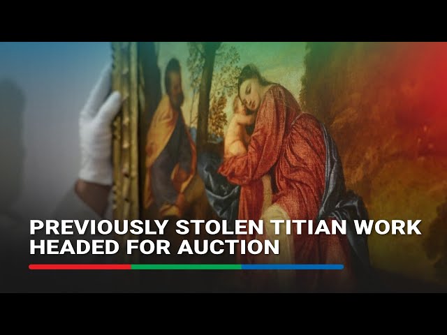 ⁣Previously stolen Titian work 'Rest on the Flight into Egypt' headed for auction | ABS-CBN