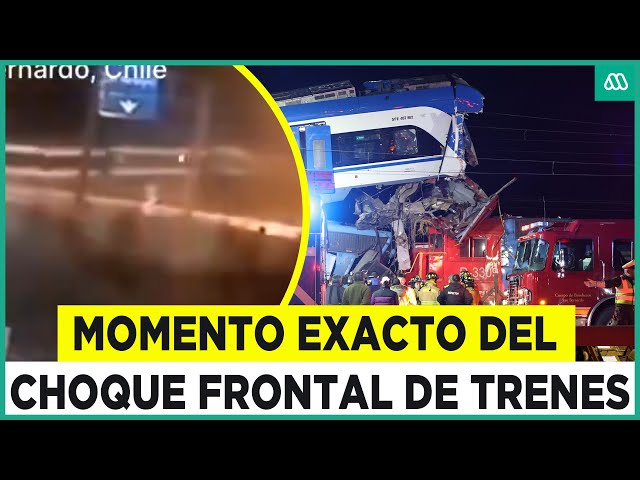 Cámara de vigilancia capta el momento exacto de impactante accidente ferroviario