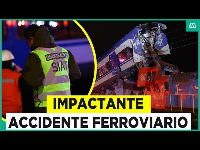 Convoy de pasajeros quedó sobre tren de carga: Impactante accidente ferroviario deja 2 fallecidos