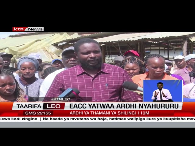 ⁣EACC yatwaa ardhi Nyahururu, Laikipia