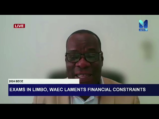 ⁣Exams In Limbo, WAEC Lament Financial Constraints