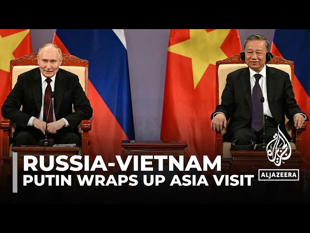 As Putin visits, Vietnam says will boost ties with Russia for global peace