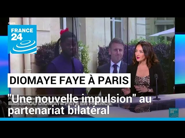 Macron et Faye veulent donner "une nouvelle impulsion" au partenariat bilatéral • FRANCE 2