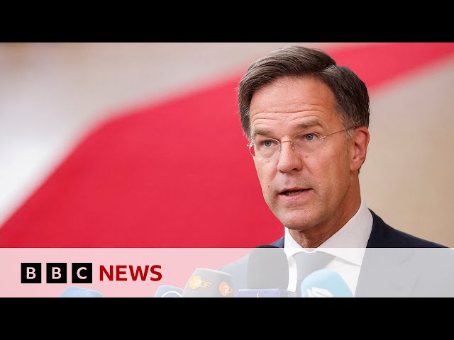 ⁣Nato set to make Dutch PM Mark Rutte new secretary general | BBC News