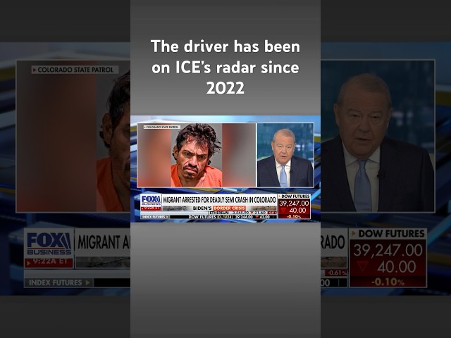 ⁣Illegal migrant who was removed from US 16 times arrested for deadly semi crash in Colorado #shorts