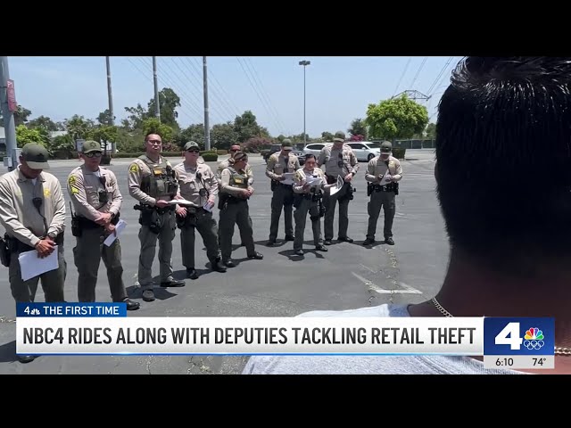 ⁣Ride along with deputies on a retail theft crackdown in Montebello