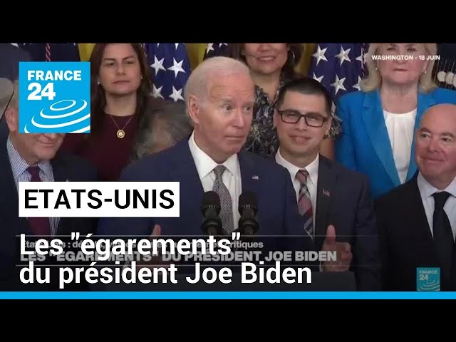 Etats-Unis : les "égarements" du président Joe Biden posent question • FRANCE 24