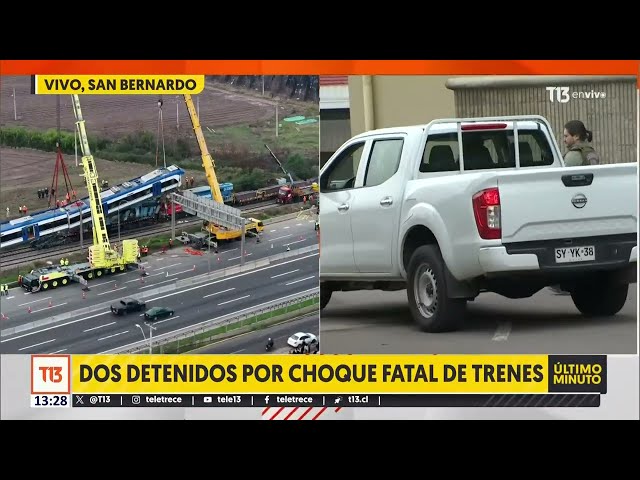 Dos detenidos por choque fatal de trenes