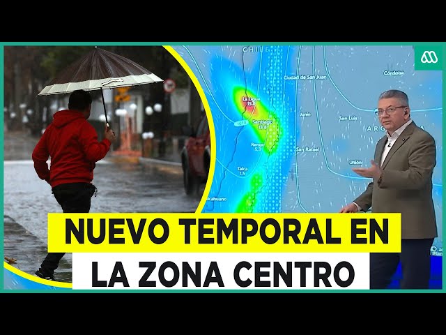 ⁣¿Cuándo comienza a llover?: Nuevo temporal para Santiago