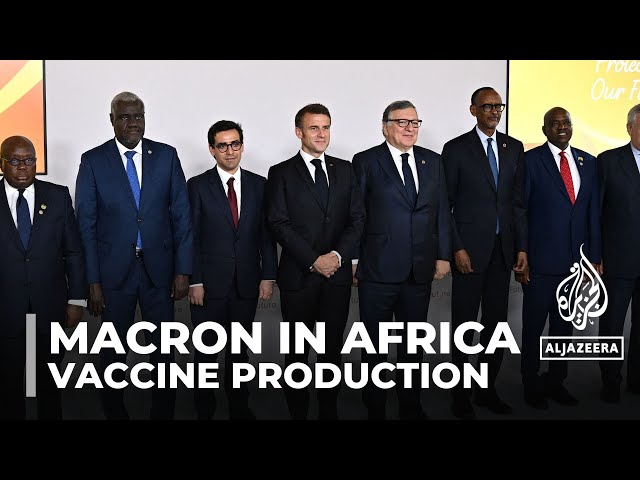 ⁣World leaders launch programme to boost vaccine production in Africa