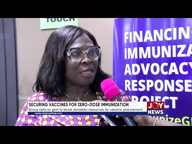 ⁣Group calls on govt to boost domestic resources for vaccine procurement. #JoyNews