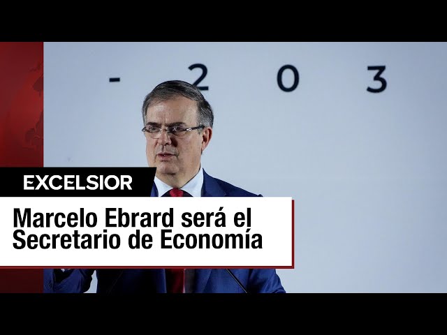 ⁣Marcelo Ebrard: Retos y Planes como Próximo Secretario de Economía