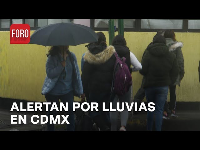 Lanzan alerta amarilla por lluvias en toda CDMX - Las Noticias