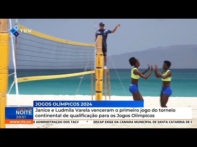 ⁣Janice e Ludmila Varela venceram 1º jogo do torneio continental  qualificação para Jogos Olímpicos