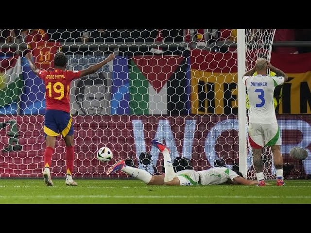 ⁣Euro 2024 latest: Spain dominate Italy to reach knockout phase