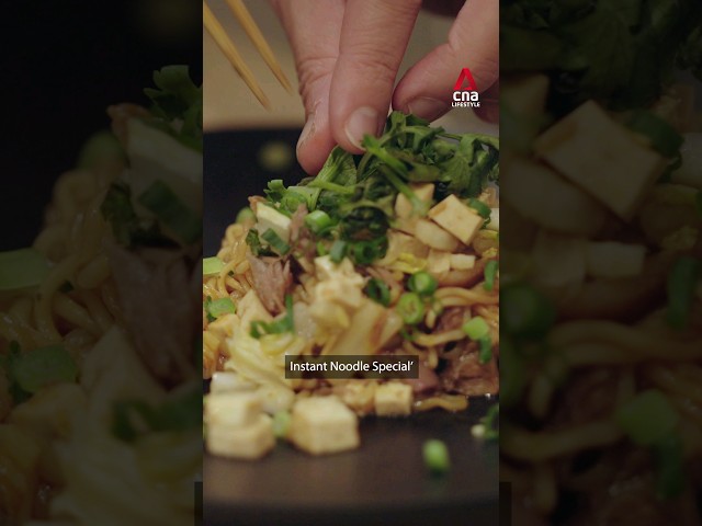 ⁣Instant noodle dish by Hashida's Chef Kenjiro Hashida