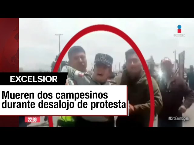 Confirman 2 muertos durante desalojo de manifestantes en Totalco, Perote