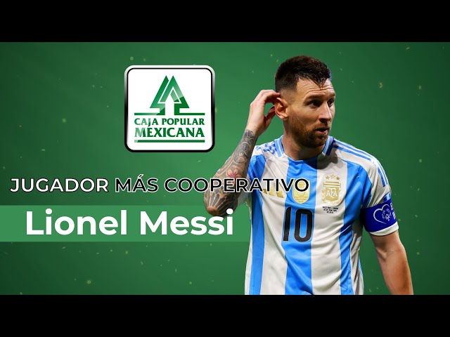 ⁣¡Lionel Messi es EL JUGADOR MÁS COOPERATIVO!