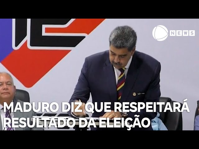 Maduro firma acordo e diz que vai respeitar resultado da eleição presidencial na Venezuela