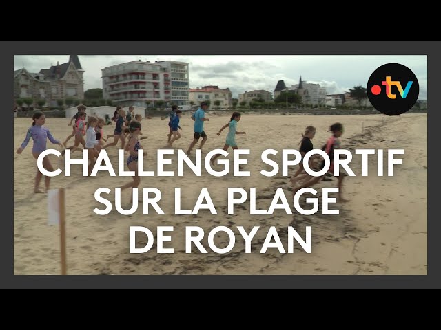 ⁣Un challenge sportif réuni 1300 élèves sur la plage de Royan