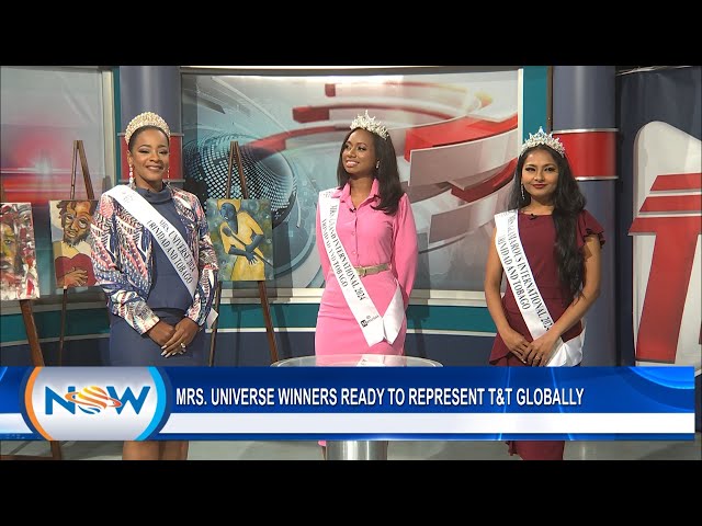 ⁣Mrs. Universe Winners Ready To Represent T&T Globally