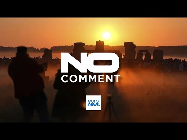 ⁣NO COMMENT: Las mágicas imágenes del solsticio de verano en Stonehenge