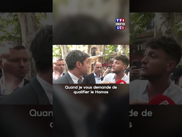 ⁣️ "C’est une honte" : le ton est monté entre Gabriel Attal et Raphaël Arnault, candidat LF