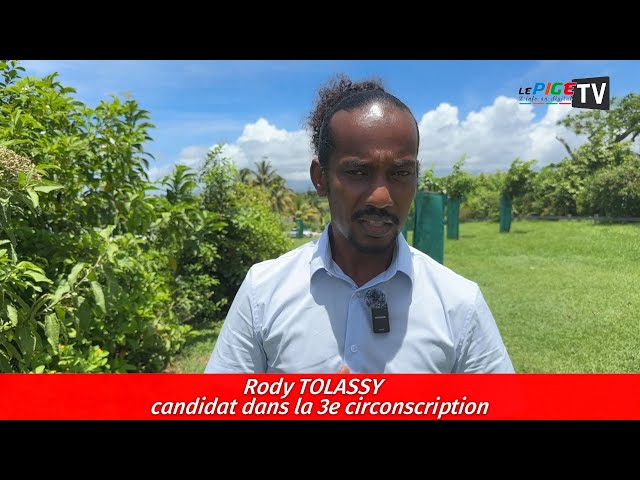 Rody TOLASSY candidat dans la 3e circonscription