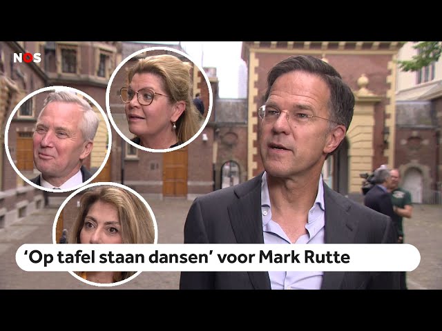 ⁣Herinneringen ophalen bij laatste ministerraad Rutte: 'Op tafel staan dansen'