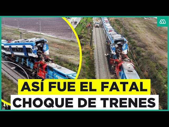 ⁣Fatal choque de trenes: Así se produjo grave accidente en San Bernardo
