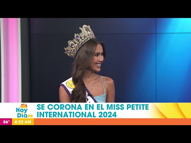 ⁣Boricua conquista corona en el Miss Petite International 2024