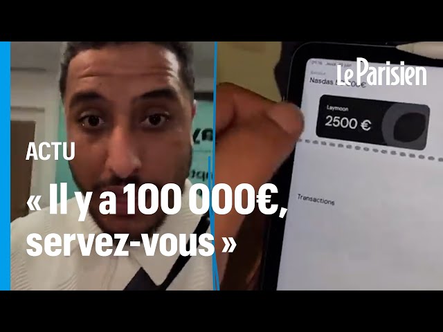 ⁣« Il y a 100 000 €, servez-vous » : le nouveau coup controversé de l'influenceur Nasdas
