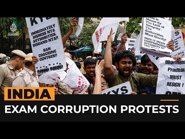 Students protest across India over examination ‘scam’ | Al Jazeera NewsFeed