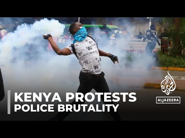 Police brutality is consistent in Kenya’s demonstrations: A protester