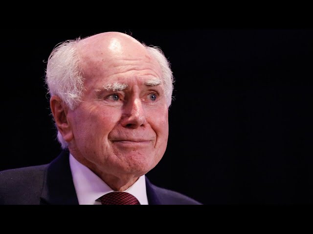 John Howard speaks at Liberal Party function in Sydney